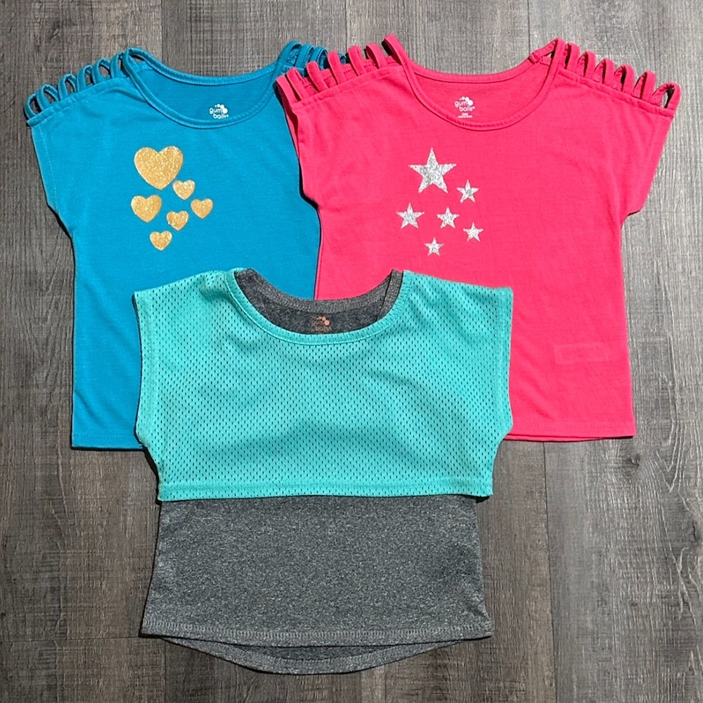 New Bundle of 3 Baby & Toddler Girls Size 24 Months Active Tops